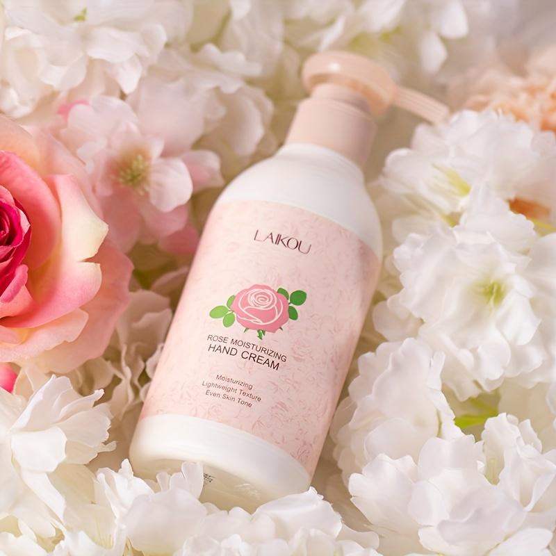 LAIKOU Rose Hydrating Hand Cream 220ml, for Dry & Rough Skin, Gentle Formula, Birthday Gift, Hand Care