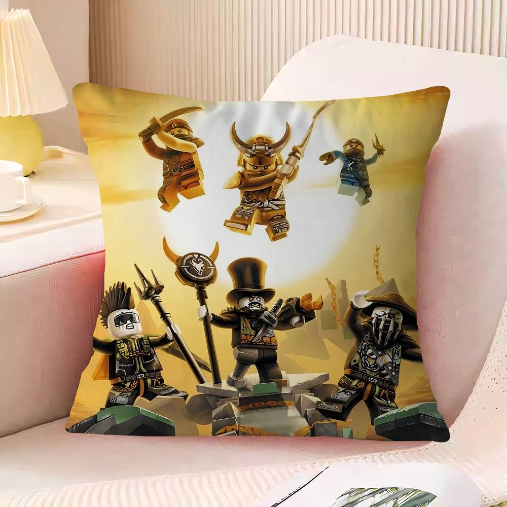 

Н-Ніндзя-го Наволочка Мультяшний Подарунок Чохол на Подушку Спальня Дім Диван Крісло Сидіння Декор Наволочка 24x24Inch