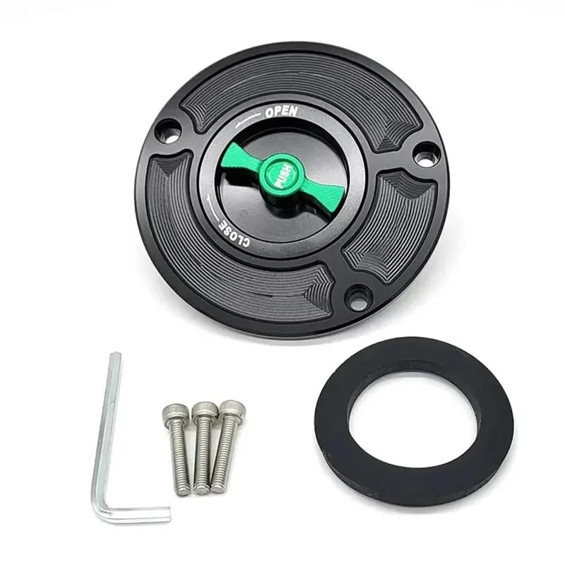 Motocycle CNC Fuel Tank Cap Cover For Kawasaki Z650 2017-2019 Z800 2013-2019 Z1000 2007-2017 Z750 /R 2007-2012