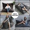 Large Bean Bag Chair Sofa Cover Waterproof 420D Oxford Cloth Lazy Seat Bag Couch Cover Adults Kids Soft Tatami Without Filler