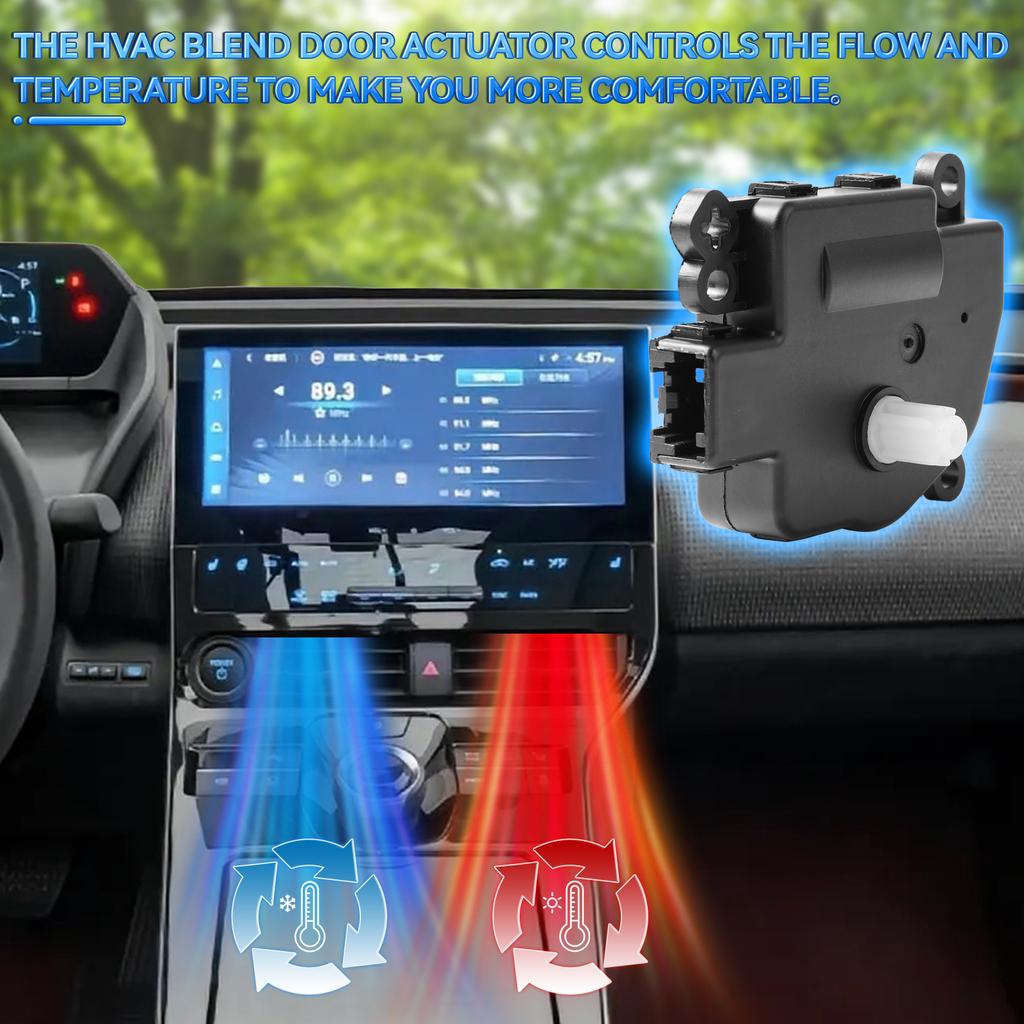 HVAC Air Blend Door Actuator For Chrysler Dodge Avenger Journey Ram ProMaster 3500 Jeep Compass Wrangler 2008-2021 68018109AA
