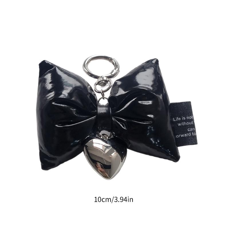 Bowknot Heart Phone Charm Detachable Bow Phone Lanyard Ornament Wrist Straps