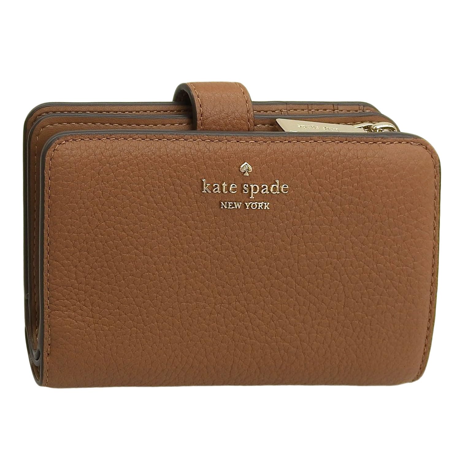 

Wallet Bifold Folding Wallet Compact Outlet Brand Leather Lena Medium Compact Bifold Wallet KH787 kate spade [Kate Spade] Women s (WARMGINGER/Brown)