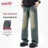 Baleno Men's Fleece-Lined Straight-Leg Jeans