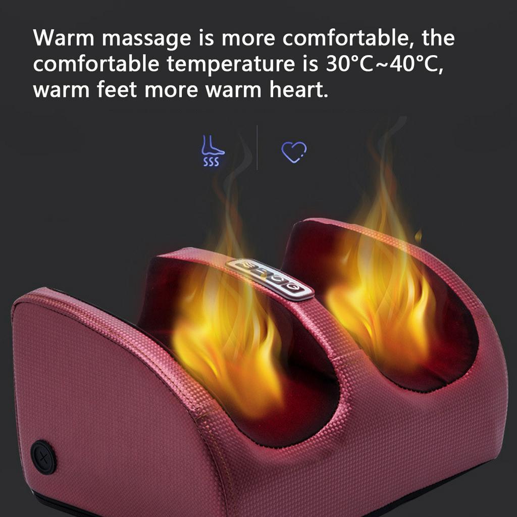 24W Electric Heating Foot Massage Machine Instrument Massagers & Back Scratchers Home Leg Relaxation Kneading Massager