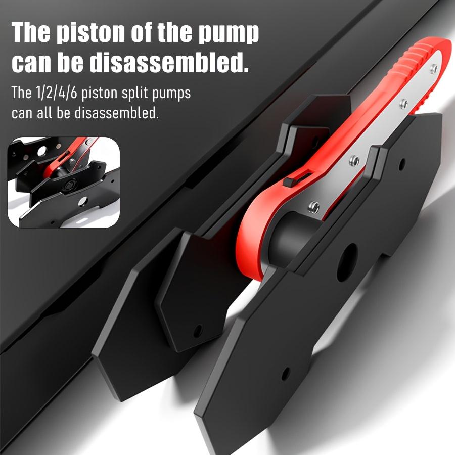 Quick Ratchet Brake Piston Wrench Extender 360° Rotating Caliper Tool with 4 Hooks Universal Auto Repair Tool