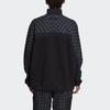 adidas originals D Sweat Grp Half Zipper Plaid Casual Sports Black Men's GD9322