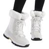 Women's Plus Size High-Top Snow Boots - Warm, Outdoor Hiking & Ski Boots with Velvet Lining