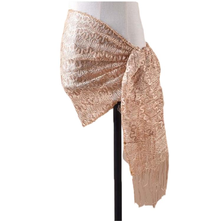 Lace Exotic Neck Scarf Ethnic Plush Lace for Men Women Fringed Season Neck Gaiter Stylish Fringed Neckwear