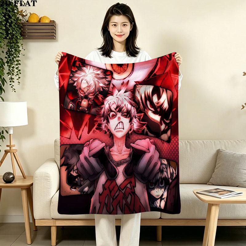 1PC Gachiakuta Patterned Flannel Blanket Suitable For All Seasons For Home Decor Warmth And Comfort Gifts Holiday Present