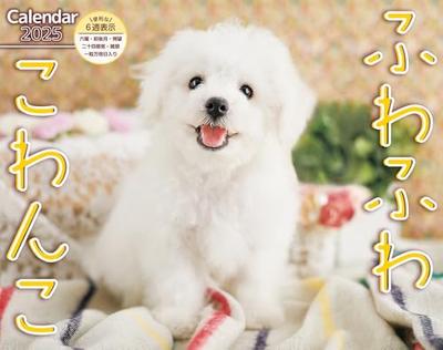 Calendar 2025 Fluffy Dog (Monthly/Wall Hanging) (Impress Calendar 2025)