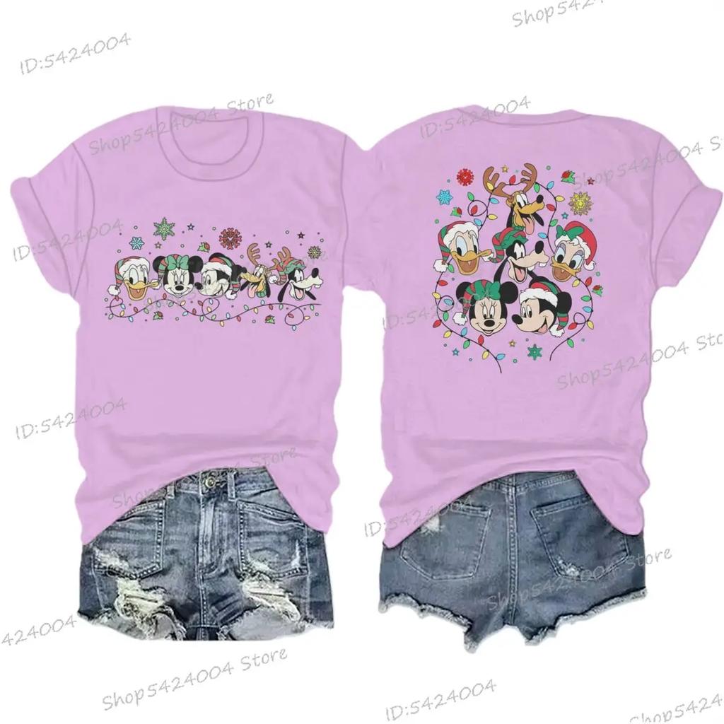 Christmas Mickey Mouse Shirt Mickey Friend Christmas TShirt Merry Christmas Women Men Tshirts
