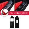 3Pcs Carbon Fiber Window Lift Switch Panel Trim Cover Best For Ford Mustang