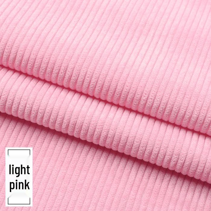Solid Color Corduroy Velvet Ribbed Fabric for Clothing and Sofa Covers