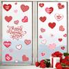 Valentine's Day Love Window Sticker Cartoon Dwarf Pvc Self-adhesive Marriage Wedding Wall Sticker Atmosphere Decoration Decals