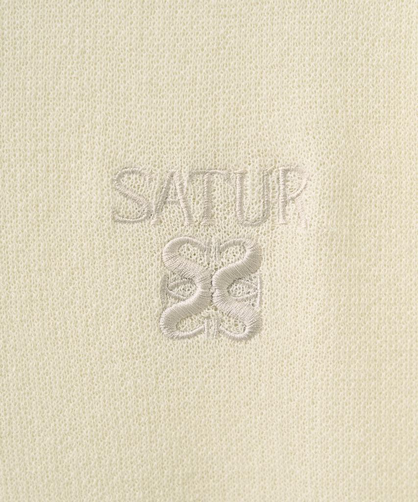 Seteo (W) Lightweight Crew Neck Half Knit Cream