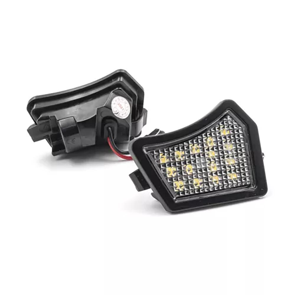 2 STÜCKE Auto Vordertür Spiegel Pfütze Licht Courtesy Lampe Objektiv Diamant Für Volvo V70 S60 S80 XC90 V50 C30 C70 V50 Auto Zubehör