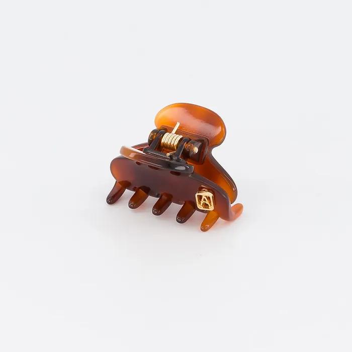[Alexandre de Paris] Saint-Germain Hair Clip Brown Shell BABY