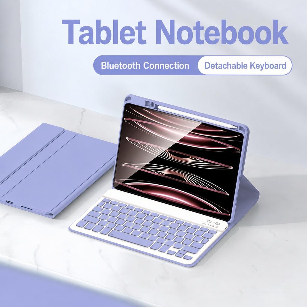Hülle für iPad Air 11 4 5 10. Generation 10.9 11. Generation 11 Abnehmbare kabellose Bluetooth-Tastatur iPad 7. 8. 9. Generation 10.2 Hülle Ständer Ladefunktion