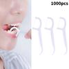 1000Pcs Dental Toothpicks Disposable Dental Floss With Handle Teeth Cleaning Tools Portable Oral Hygiene Care Supplies