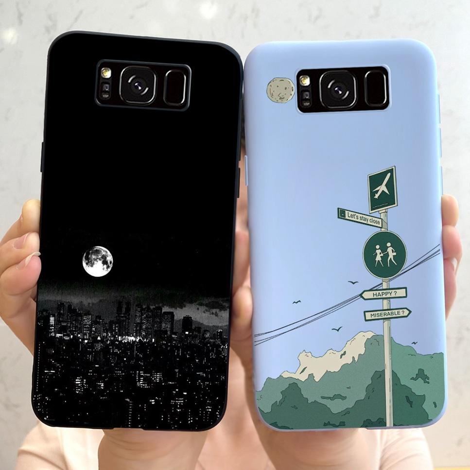 New For Samsung Galaxy S8+ SM-G955F Case Luxury Flower Butterfly Soft Silicone Cover For Samsung S8+ S8Plus S8 Bumper Phone Case