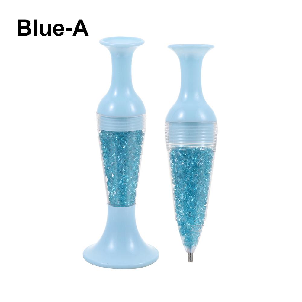 1PC Flower Pot Shape Point Drill Pen Cross Stitch 5D Diamond Painting Tool Point Drill Pen Diamond Pen Sewing Accessories
