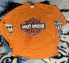 Camisa de Manga Longa Biker Motorcycle com Logo Harley Davidson