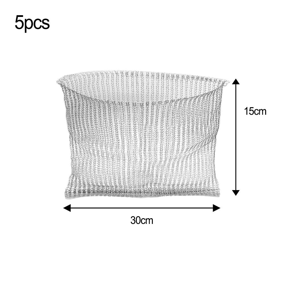 5 Pcs 5 Gallon Root Guard Gopher Proof Wire Basket Mole and Vole Mesh Wire Baske