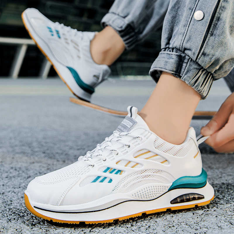 Fashion Parkour Air Cushion Luxury Loafers Women High Heel Boots Shoes Women's Sneakers Height Sport Fashion Trnis Team Luxery Real