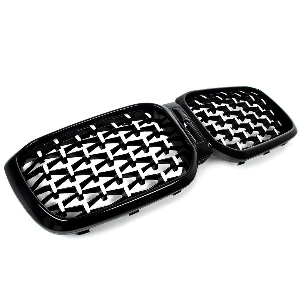 Diamantoptik Frontstoßstange Nierengrill für BMW X3 G01 X4 G02 2022 2023 2024 M40i sDrive20i M Sport Mittelgitter Gitter