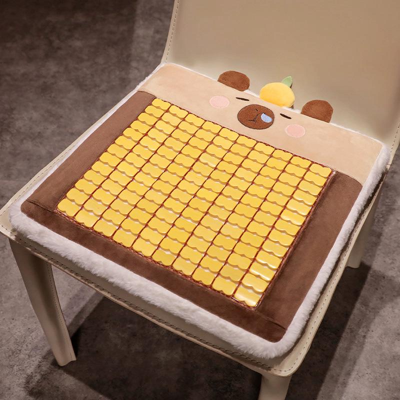 Cartoon Office Seat Cushion for Long Sitting - Universal, Thick, and Cute for All Seasons