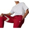 Adidas Retro Sport Patchwork Logo Embroidered Fitted Elastic Waist Casual Pants Men Pants IS6512