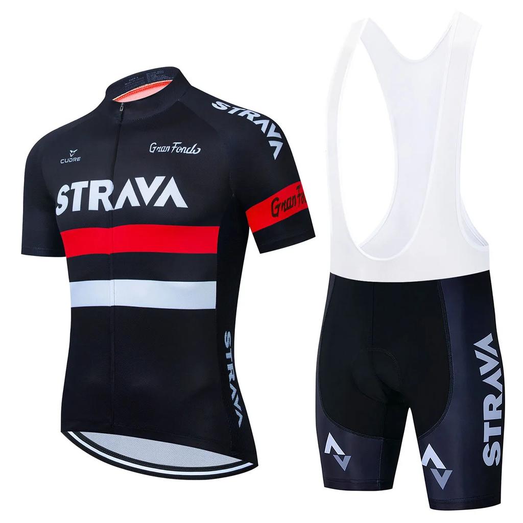 Cycling Suit Set Strap Short Sleeve Set Cycling Suit 2026 Summer Breathable Cycling Suit Set