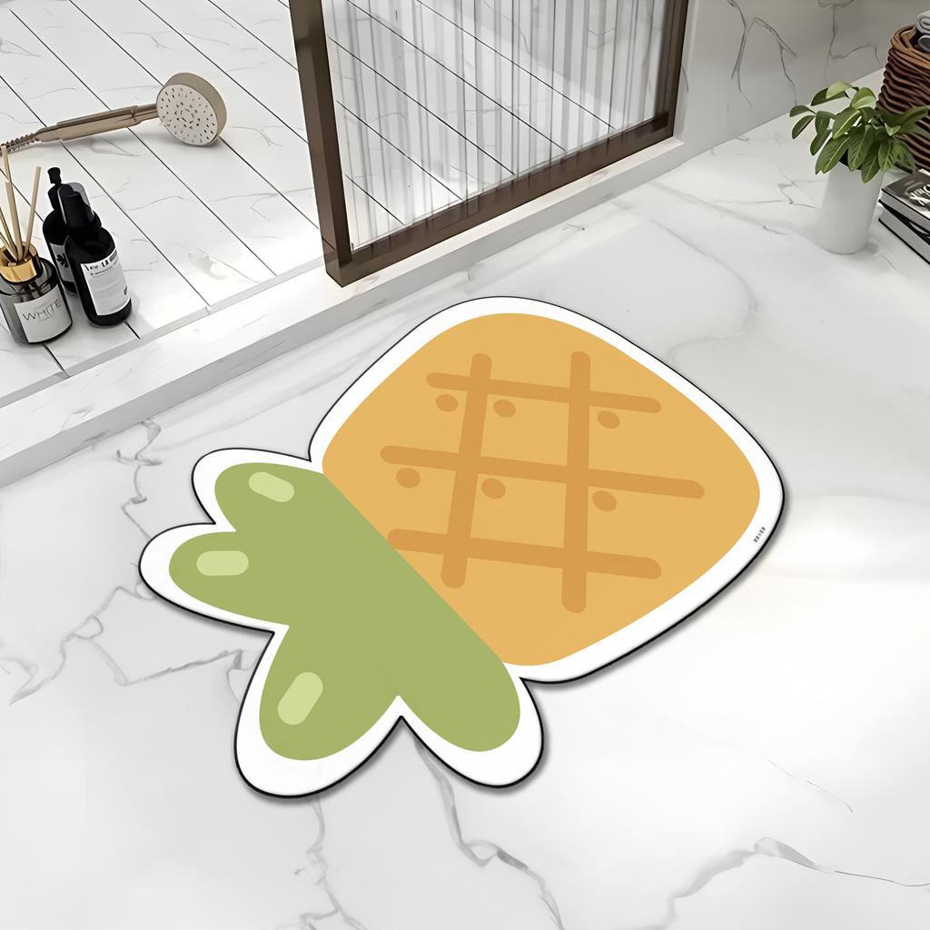 Special-shaped Bathroom Absorbent Foot Mat Thickened Diatom Mud Floor Mat Resistant To Dirty Toilet Door Mat Carpet Bathroom Mat