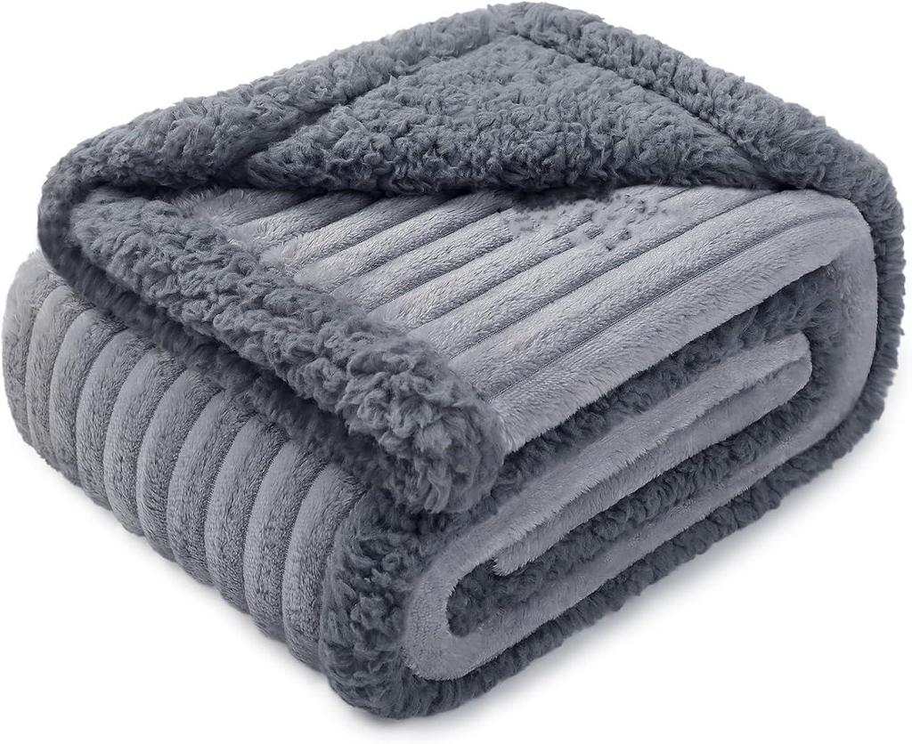 100% Waterproof Winter Warm Plaid Blanket for Bed Blanket-Thickened Large Size Composite Flannel Blanket 2024 New