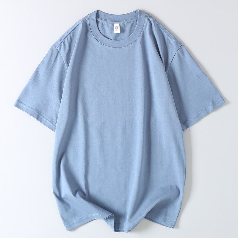 Long-Staple Cotton Foreign Trade Tail Order Men's Casual Short-Sleeved T-shirt