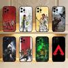 Game A-Apex L-Legends Ptinted Phone Case For iPhone17,16,15,14,13,12 Plus,Max Soft Silicone Black Cover