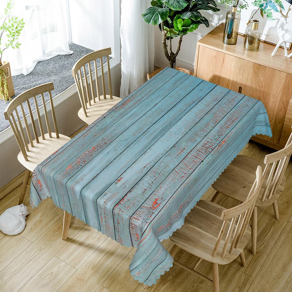 Holzmaserung Tischdecke Natürlich Rustikal Rechteckiger Tisch Holzstruktur Wasserdicht Esstischdeko Für Küche Party Heimdeko