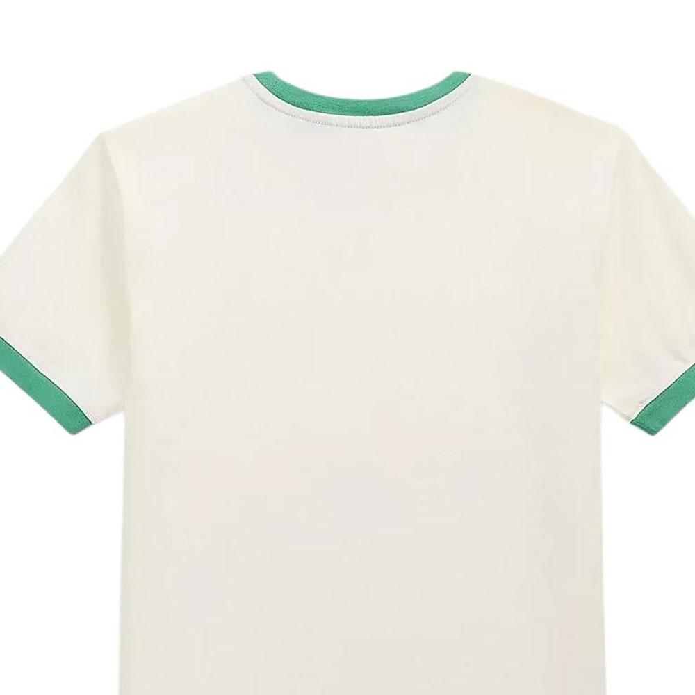 Polo Ralph Lauren Color Block Letter Pullover Crew Neck Short Sleeve T-Shirt Kids Tops 323971297-002