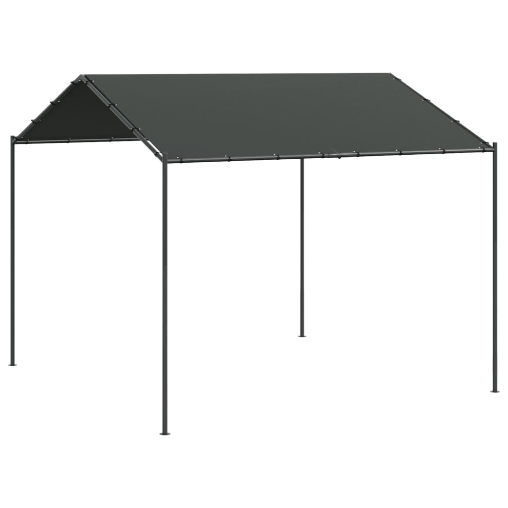 Vidaxl Tenda da Giardino, Antracite, 4X4 M, Acciaio e Tessuto