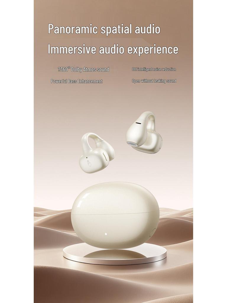 Sony Ear-Clip Bone Conduction Bluetooth Headset: Wireless, In-Ear, Noise-Reducing, Long Battery Life for Running & Sports