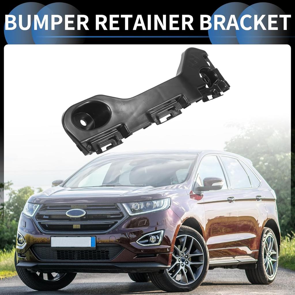 Bumper Support Bracket, Right Side Front Bumper Retainer Bracket Hold Mount No.BT4Z17C947A for Ford Edge 2011-2014 ABS Plastic Black, 1 Pc