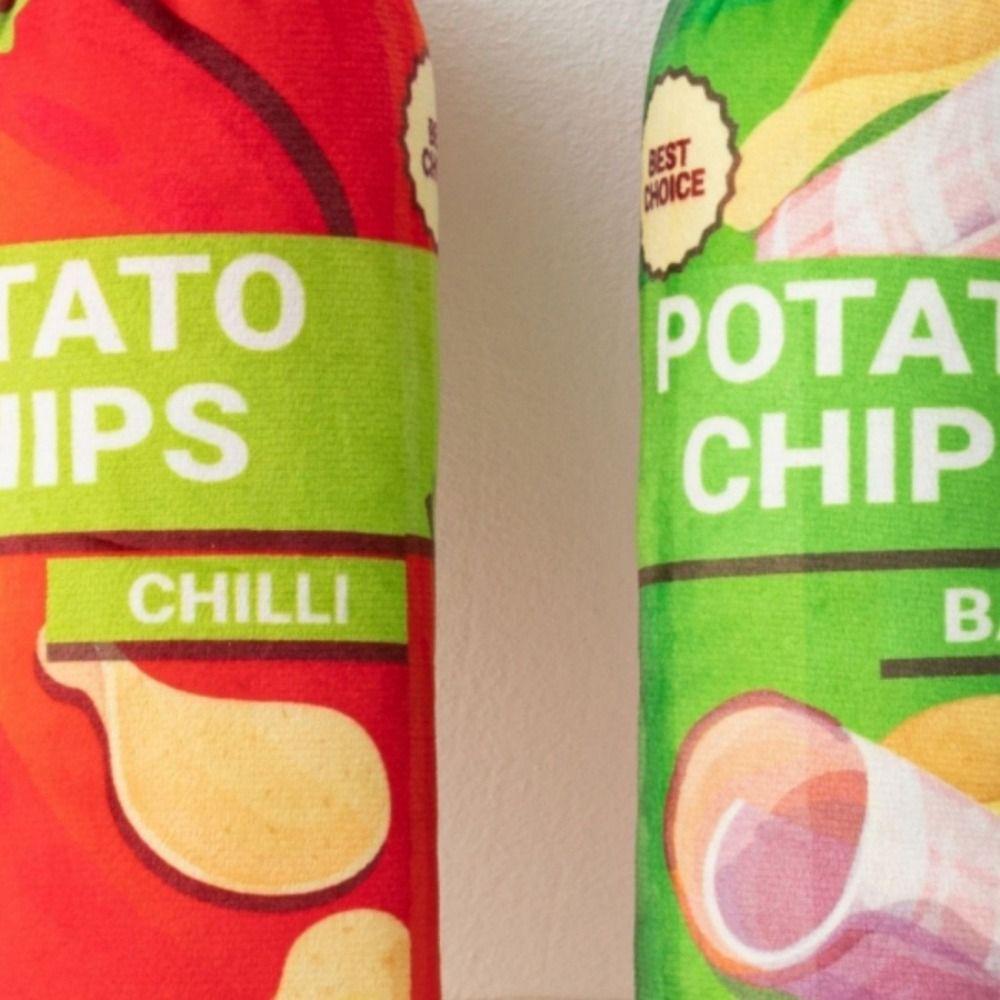 Bite-resistant Pets Squeaky Chew Toy Crisps Sounding Paper Toys New Potato Chip Cat Toys