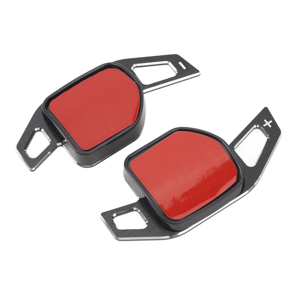 Black Paddle Shift Extensions Aluminium Alloy Steering Wheel Paddle Shifter Extension Cover for A1
