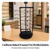 Powder-Coated Rotating Eyeglass Display Rack Compact Easy