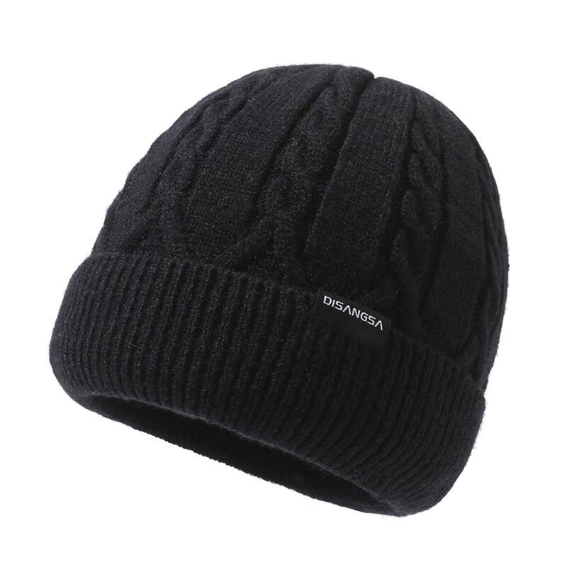 

ZHENYUEQI Winter Fleece-Lined Knitted Hat Collection One Size