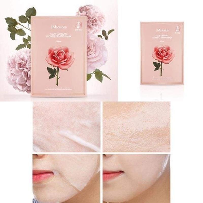 Glow Luminous Flower Firming Mask Rose 30ml x 10ea AUTHENTIC STORE