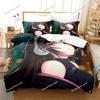 Hana Yomeguri Bedding Set Single Twin Full Queen King Size Bed Set Adult Kid Bedroom Duvet Cover Sets Kawaii Anime Bed Sheet Set