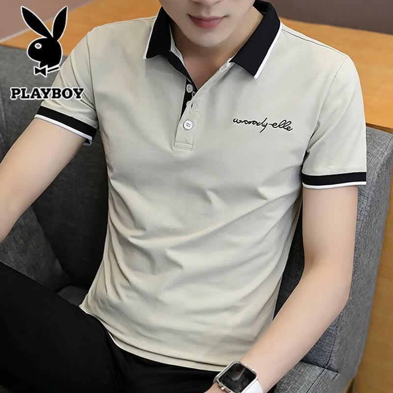PLAYBOY Men s Casual Short Sleeve Polo Shirt 175