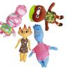 Elemental Theme Soft Plush Toys Ember Wade Clod Gale Stuffed Doll For Kids Boys Girls Gifts